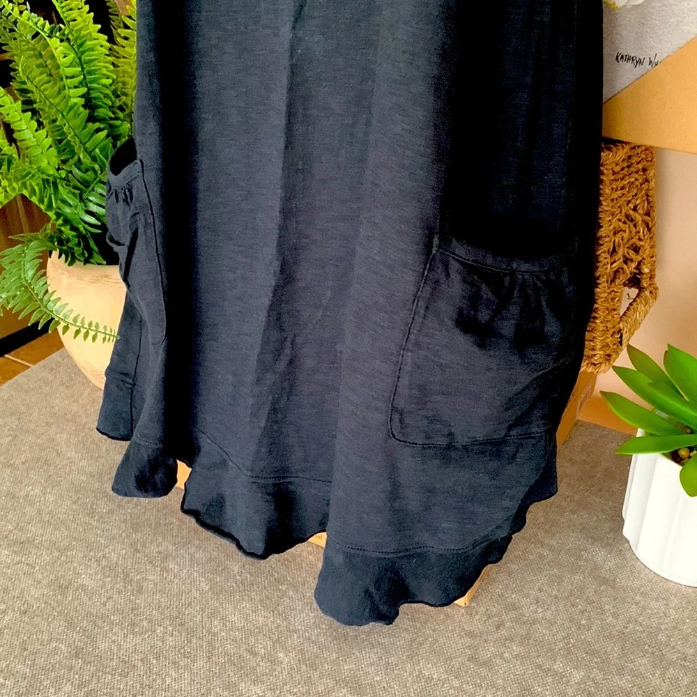 ATHLETA Black Racerback Beach Coverup with Pockets S - Picture 5 of 9